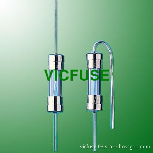 Fast Acting Glass Tube Fuse with Pig Tail